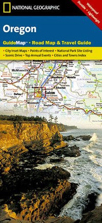 National Geographic Oregon State Guide Map